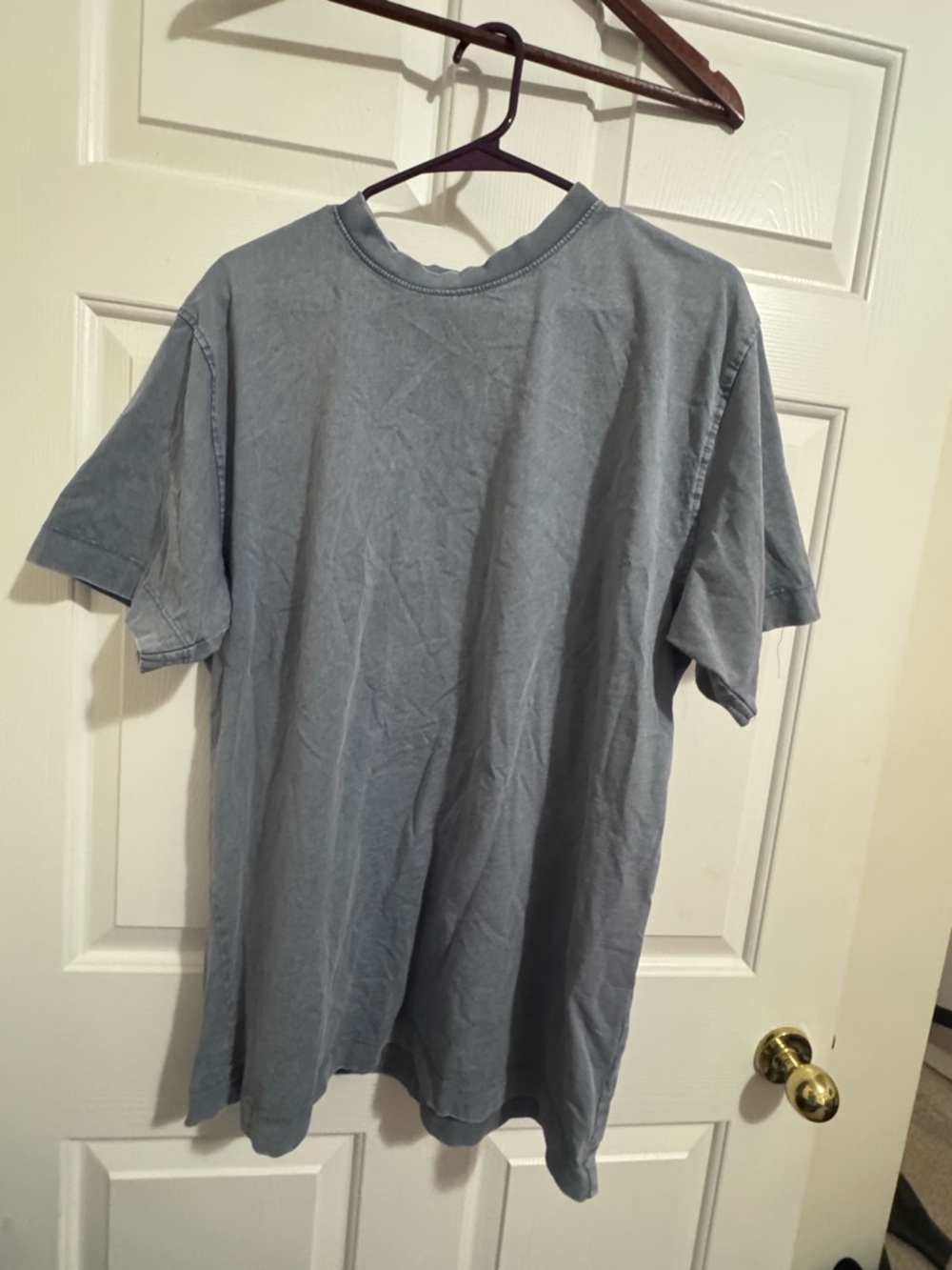 Classic Men's Crew Neck T-Shirt - Slate Blue